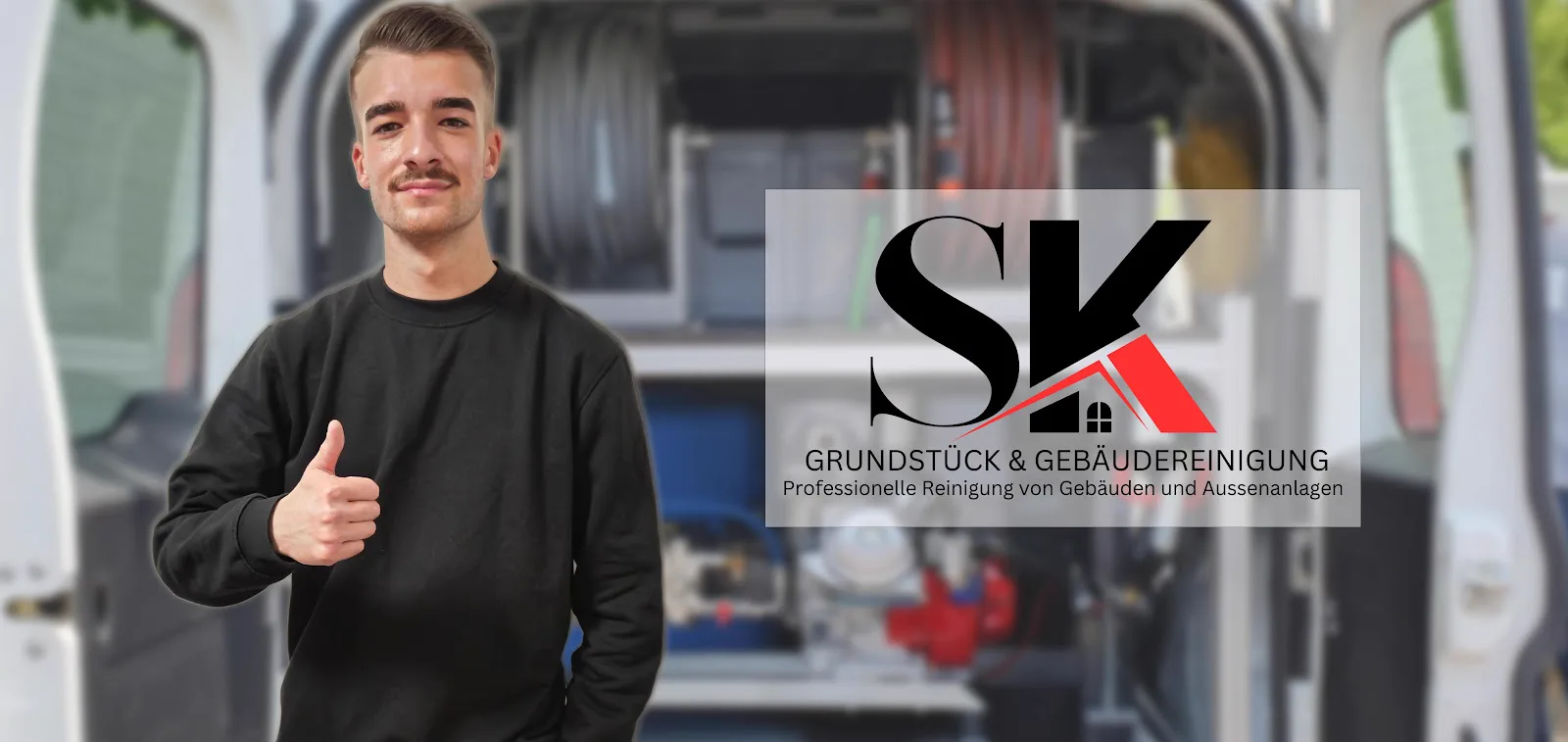 Sandro Immanuel Kirsch, Inhaber der SK Grundstück- & Gebäudereinigung